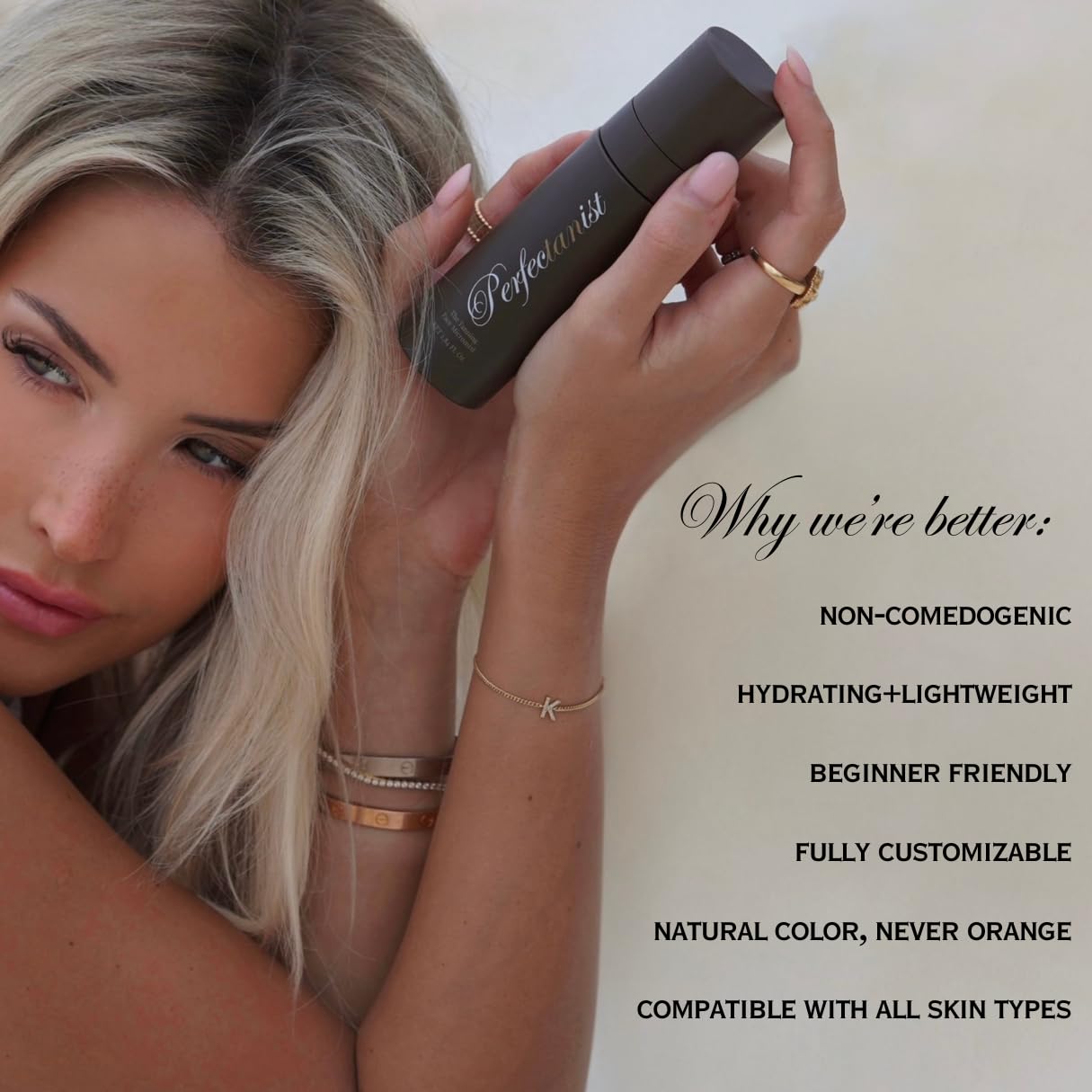 Tanning Face Micromist, Alcohol-Free Self Tanner, 2.84 FL OZ, Ultra-Fine Facial Spray