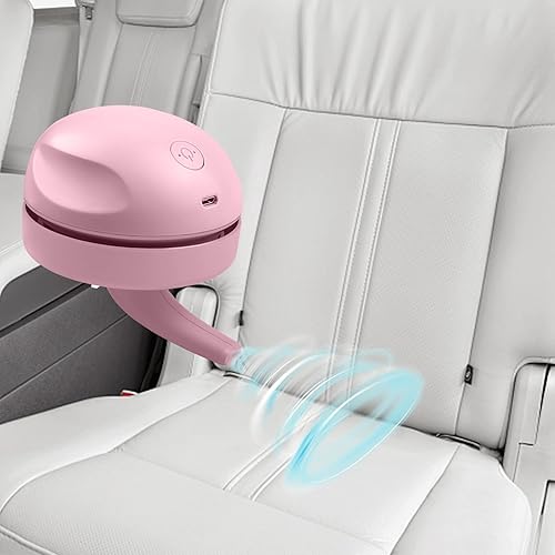 Miniatura 7 de Aspirador de escritorio con carga USB con cepillo de limpieza de boquilla de vacío, diseño desmontable y portátil mini aspiradora de polvo de mesa,