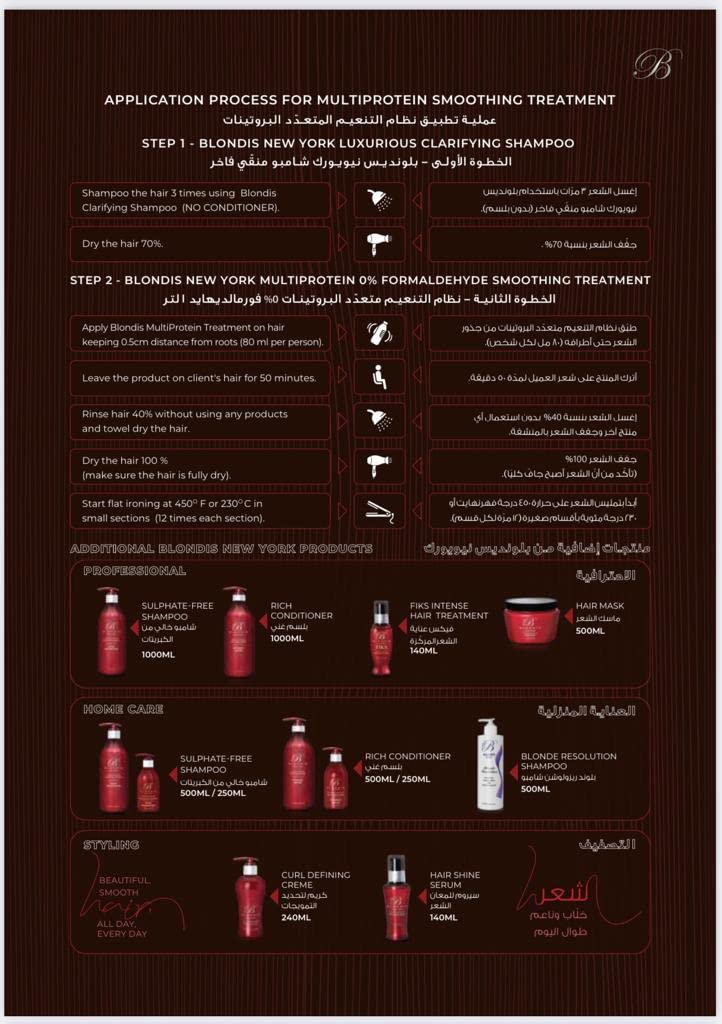 Luxurious Reparative Clarifying Shampoo(glorifying shampoo) 1000Ml