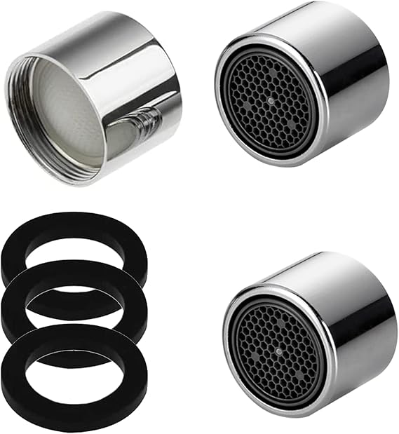 iJiGui 3 Pack Tap Aerator F22, Water Saver Tap Filter Nozzle Faucet