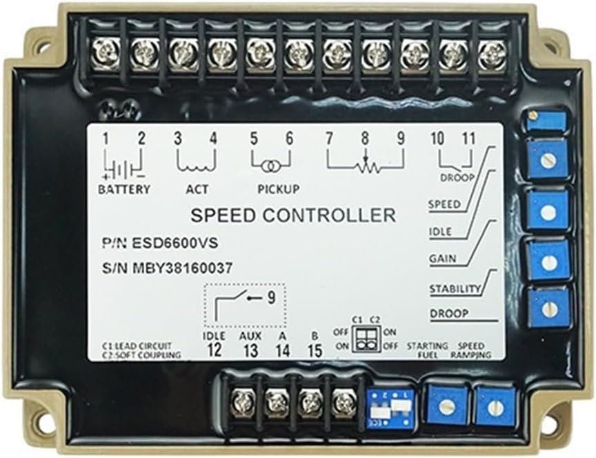 Generator Accessories Electronic Speed Governor ESD6600VS Speed Controller Module Electronic Speed Control Board