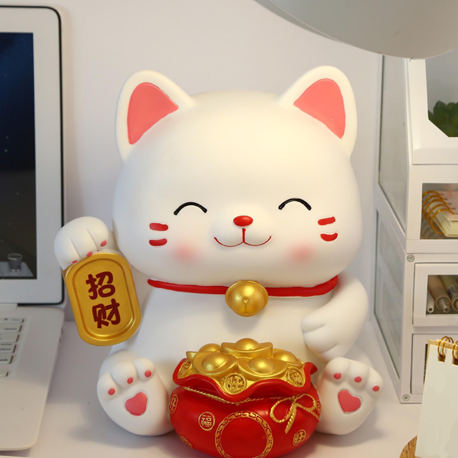 Saving100daysリフィル⭐︎ 猫 Saving BOX ボックス付⭐︎ Amazon.co.jp: Lucky Cat 貯金箱 ビニール 中国猫貯金箱 漢字付き 7.1