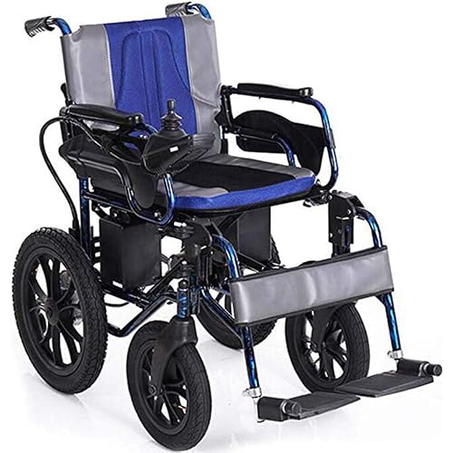 Electric Wheelchair, Foldable Powerful, Compact Motion Assistant, Wheelchair, Lightweight Electric Wheelchair, Reclining, Portable Scooter, Elderly and Disabled People