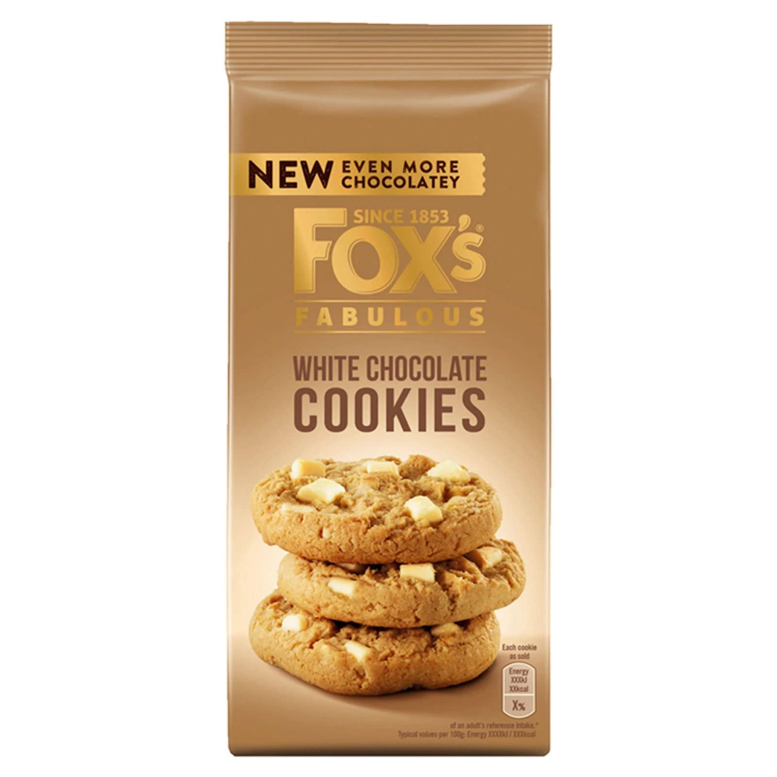 Foxs Fabulous White Chocolate Cookies 180 grams (B0BTPBTGS3) Amazon Price History, Amazon Price Tracker