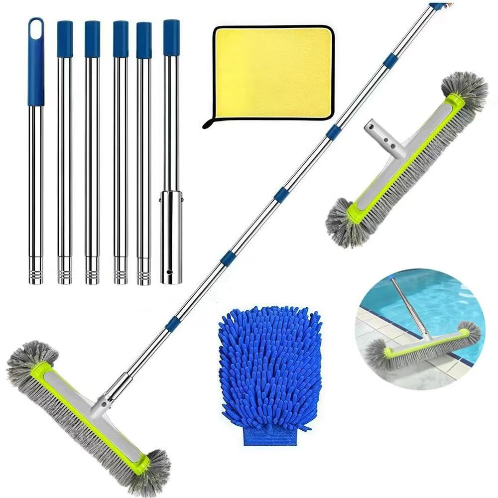 Pool Bürsten Set, Poolreiniger Bürste, Pool Reinigungsbürste,