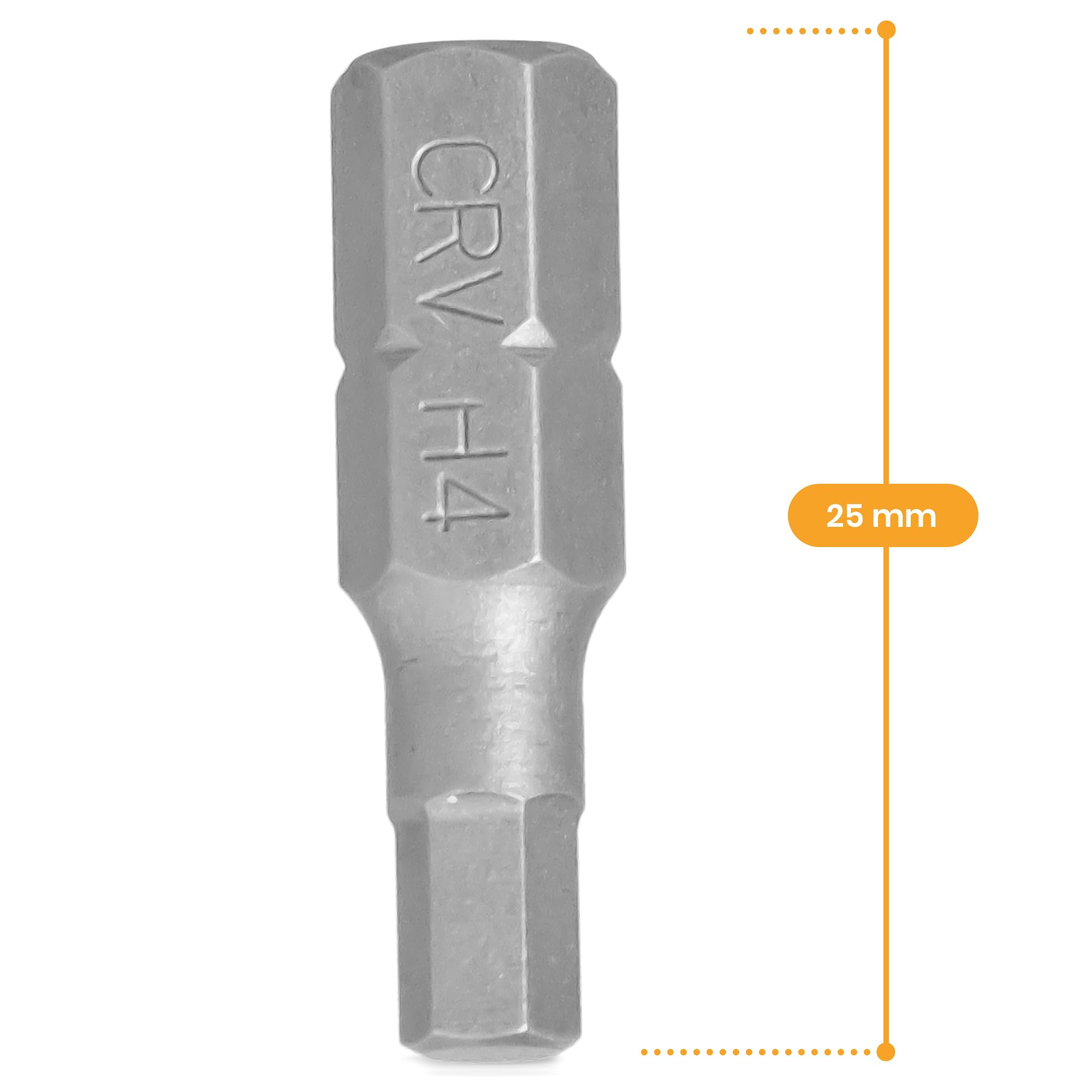 Utoolmart H4 Sechskant-Bits | 10 Stück, 1/4 Zoll, 50 Mm, Magnetisch, Aus S2-Stahl, Für Schraubendreher & Bohrmaschinen