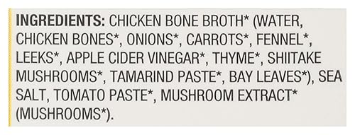 Miniatura 5 de Kettle & Fire Caldo de pollo orgánico, cero azúcar, certificado orgánico por USDA, sin gluten y sin OMG, 32 onzas (paquete de 6)
