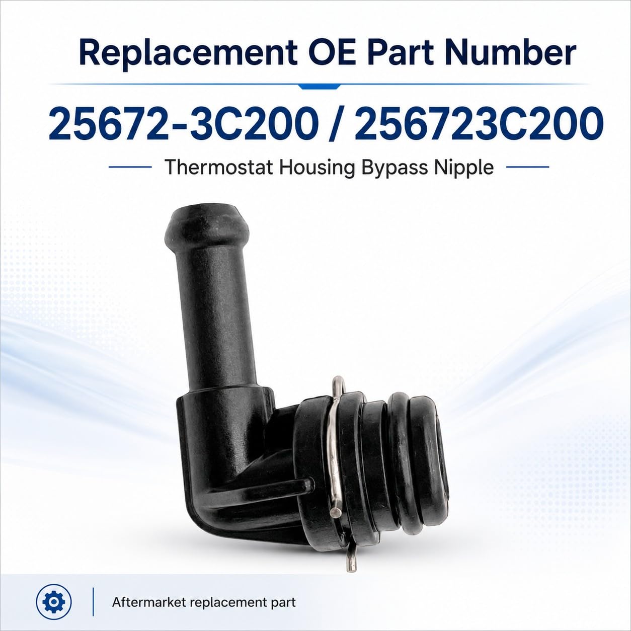 ころぽ Amazon.com: Thermostat Housing Bypass Nipple 25672-3C200
