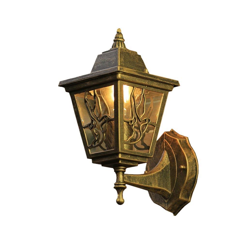 Lumière murale lanterne en verre balcon rétro étanche pour sécuriser vos extérieurs
