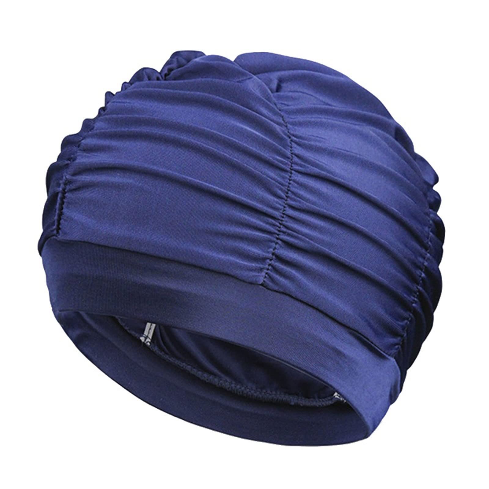 Bonnet de bain femme homme fille cheveux longs bonnet de bain imperméable doux confortable extensible piscine bord de mer sport aquatique couleur unie