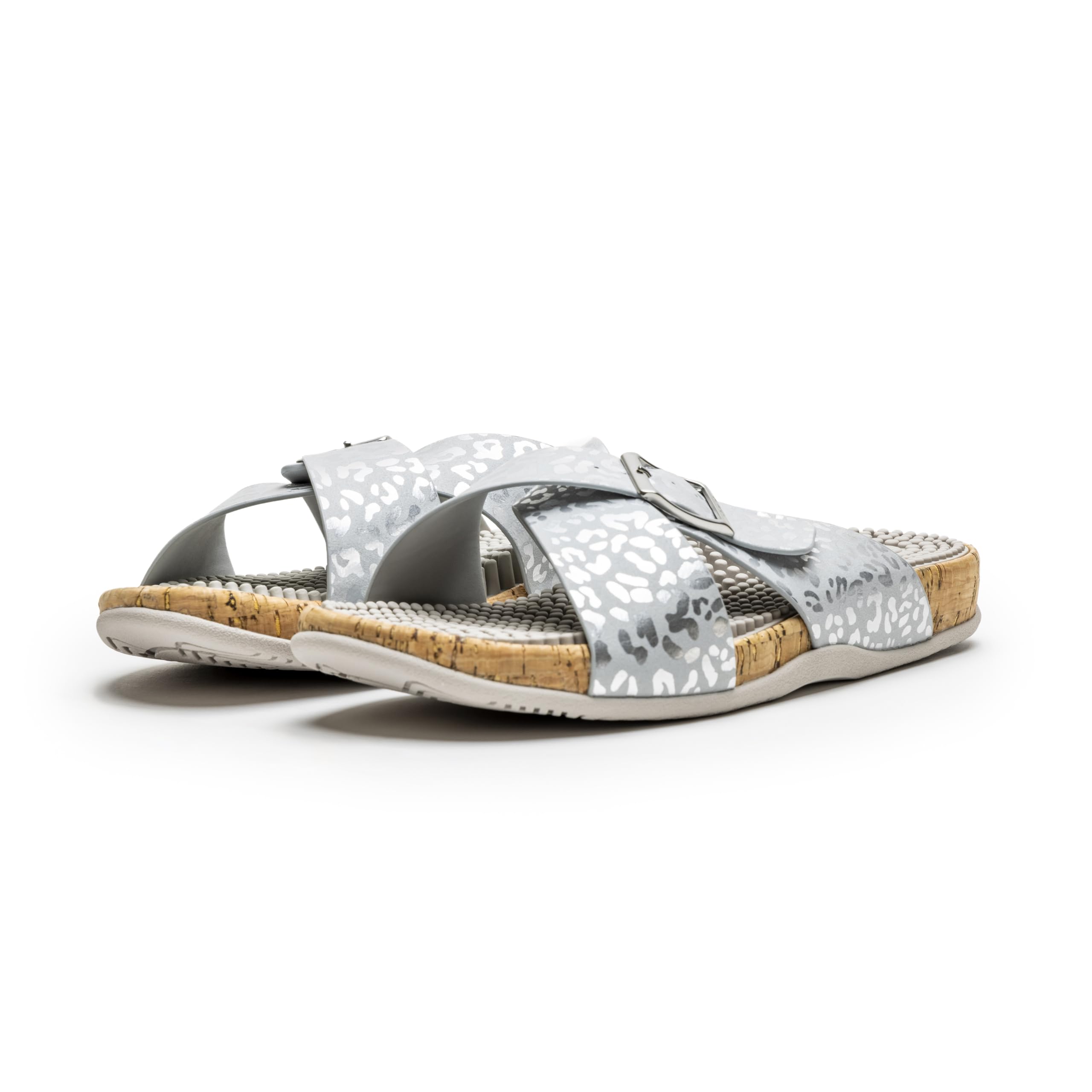 Revs - Arkaig - Damen Sandalen mit Massage-Effekt und Polsterung - stoßdämpfende und komfortable Sohle - Stimulierung der Fußreflexzonen und Schmerzlinderung - durchblutungsfördernd - Senkfußeinlage