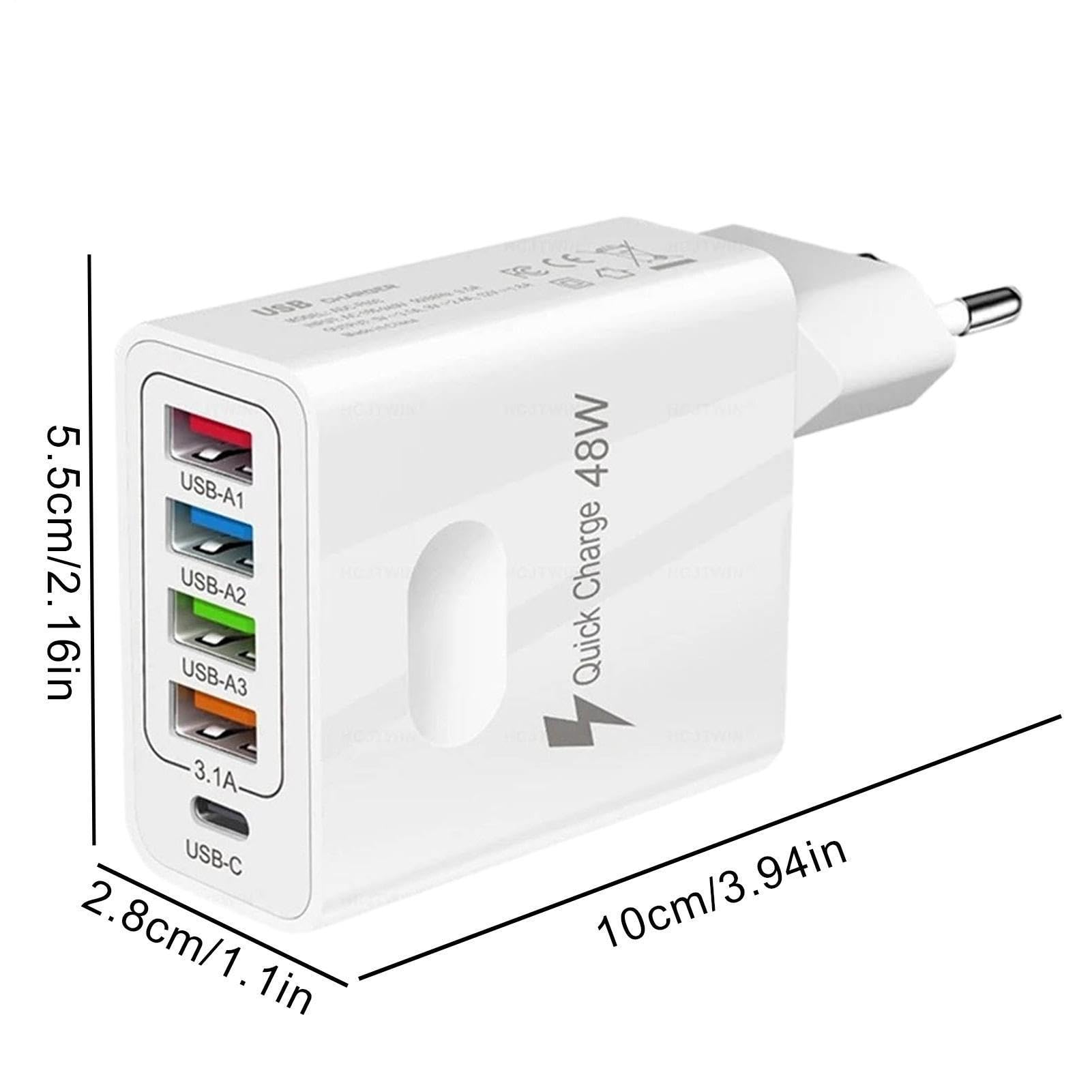 Cargador de pared para varios dispositivos, Cargador de teléfono de puerto