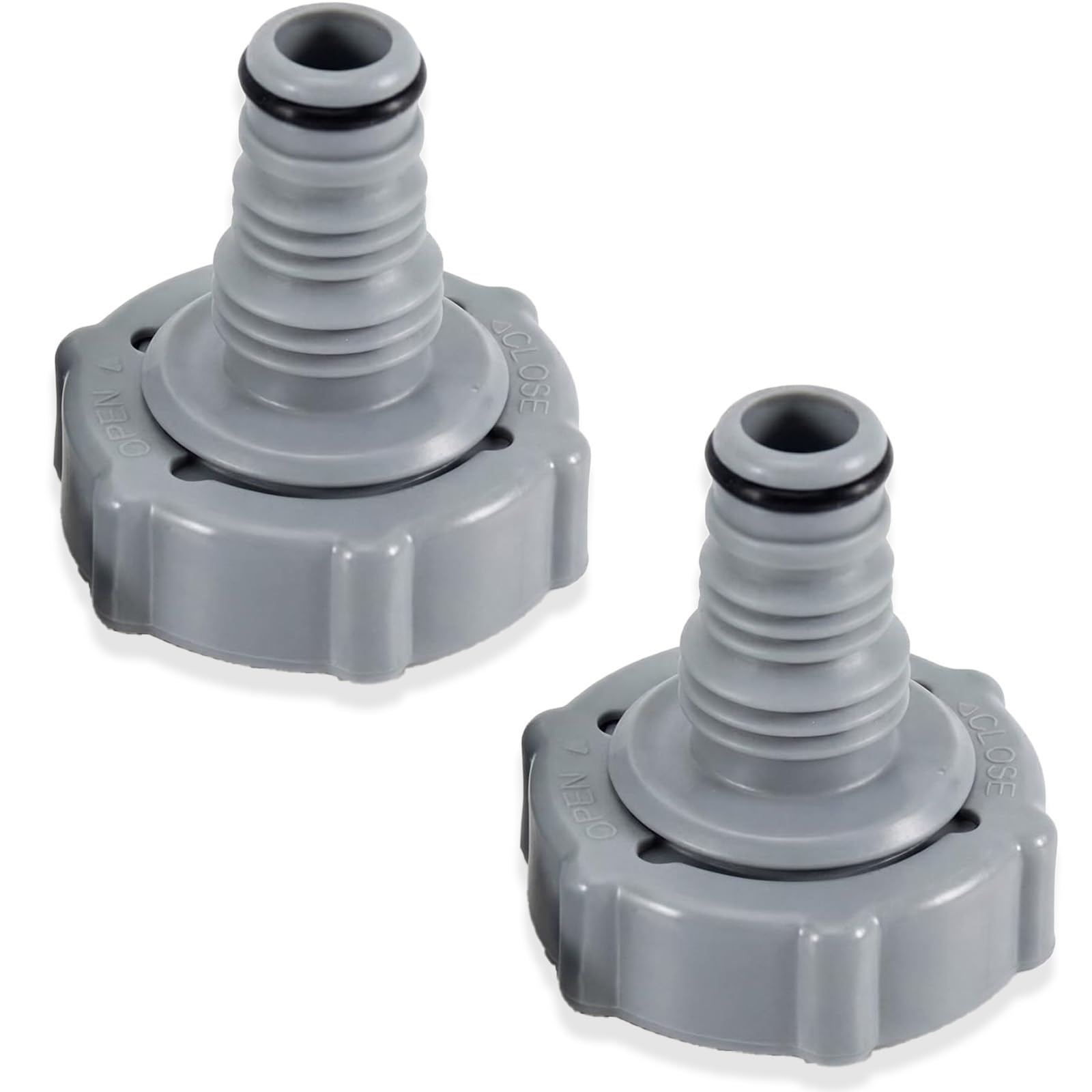 Icetop 2Pcs Pool Drain Valve, 32MM Pool Hose Adapter for Above Ground Pool