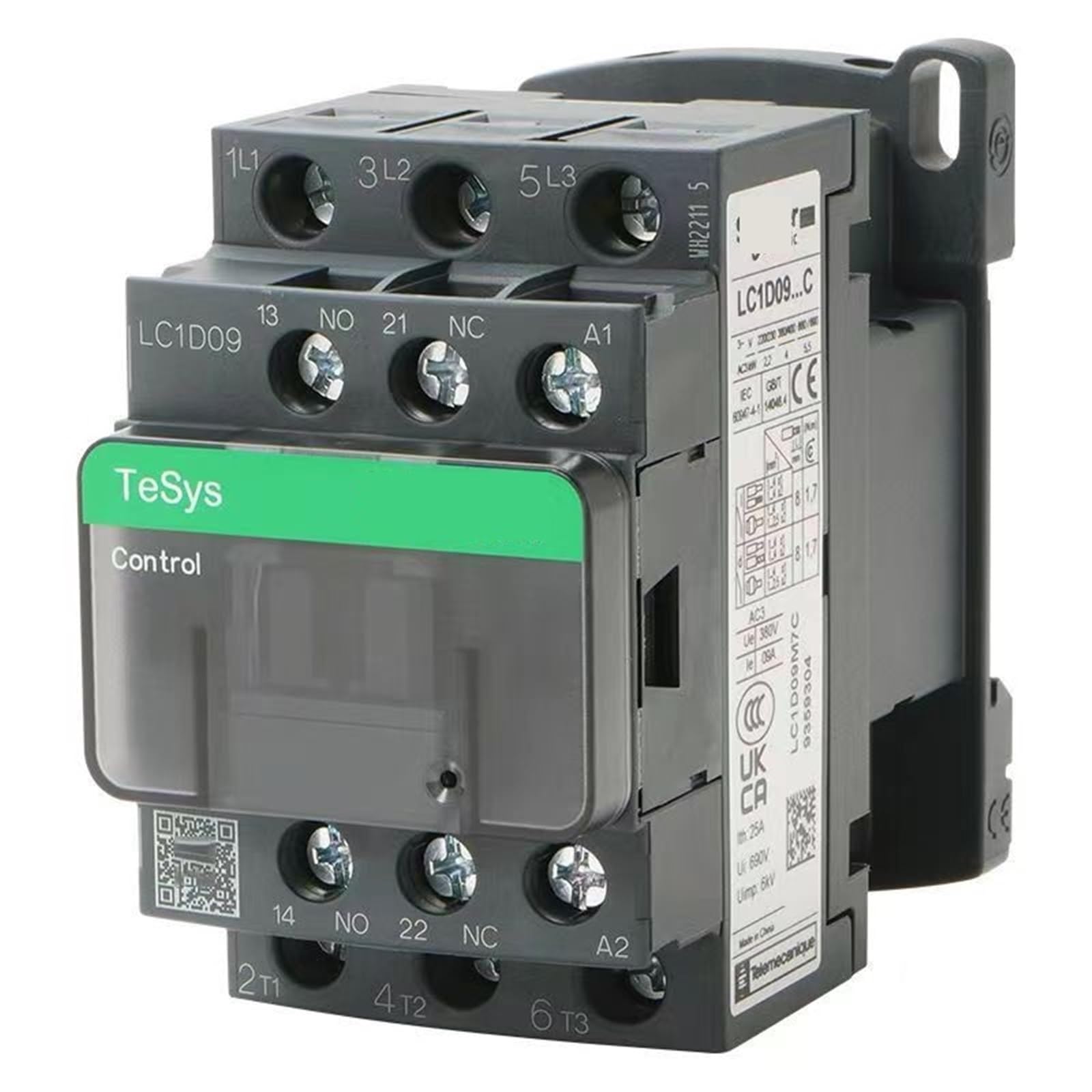 LC1D25 220V contacteur tripolaire à haute endurance électrique 3P