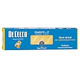 De Cecco Spaghetti No. 12 Pasta, 16 Oz, Authentic, Slow Dried, Made with Durum Wheat, Versatile Pasta for Sauces & Recipes, Made in Italy Spaghetti - 1 Pack