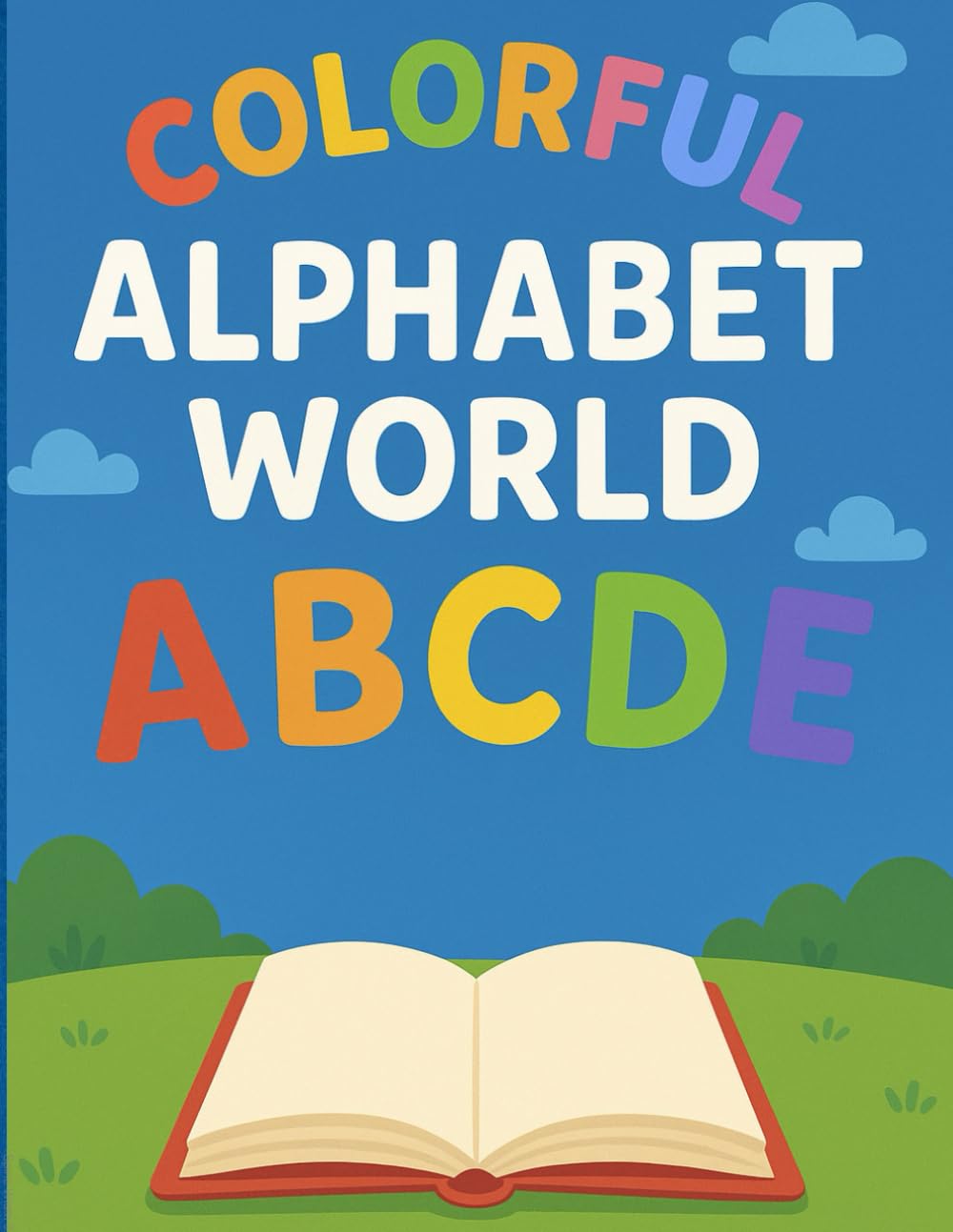 Happy Animals ABC Coloring Fun: Have fun learning the alphabet with cute animals and colors from A to Z! Perfect for kids aged 3 to 7