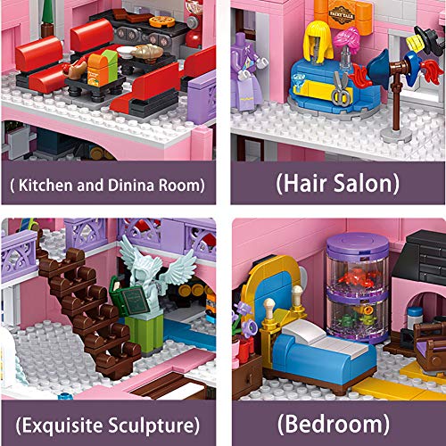 LYXCM Dream Castle Modellbausteine Set, 9963 STK. Bauhäuser Modellspielzeug Bricks Kit | 3D-Puzzlesets für Sammlerstücke… – Bild 7