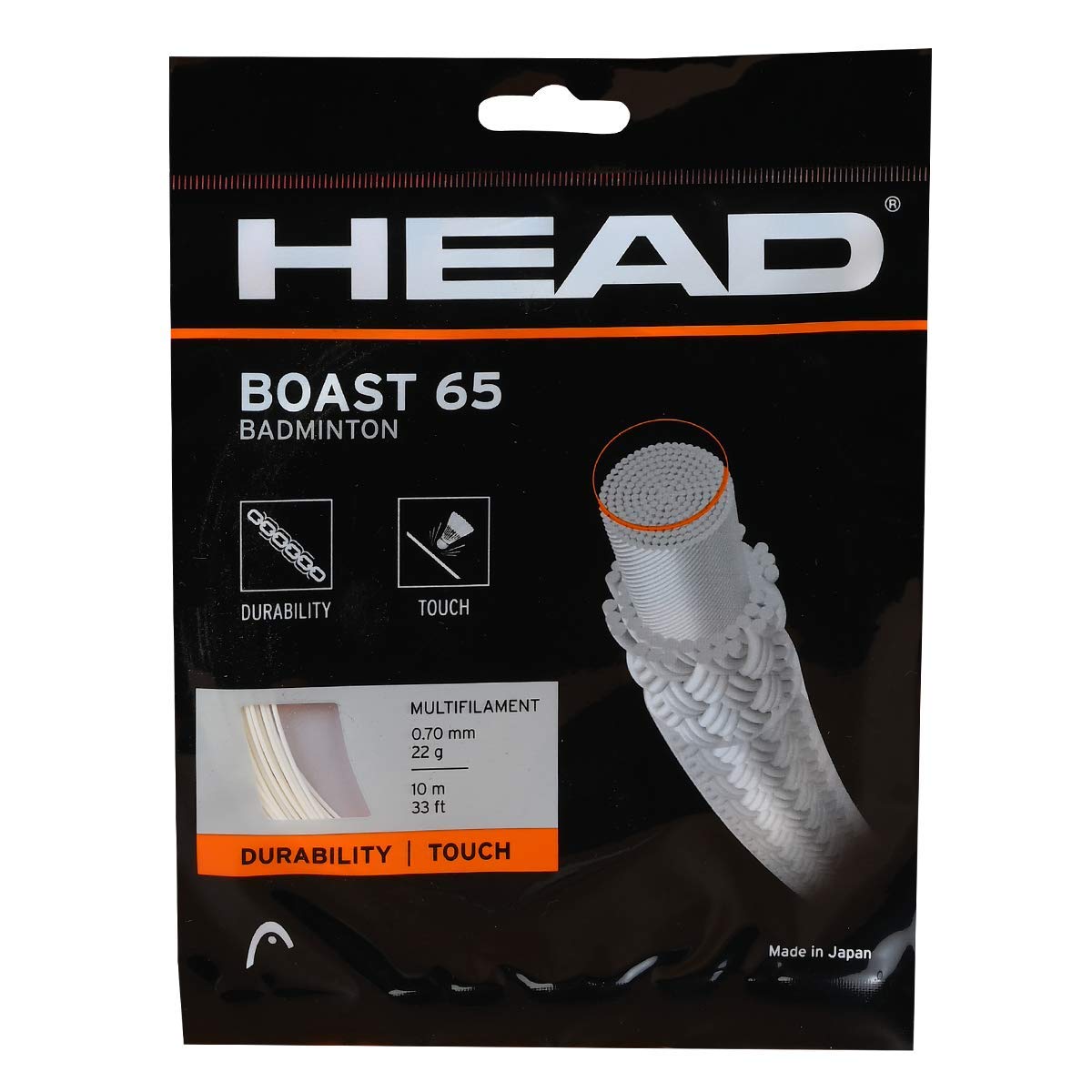 HEAD Xenon 3.0 Badminton Racket Composite With Kitbag Octane Pro And Boast 65 Badminton String Orange 3