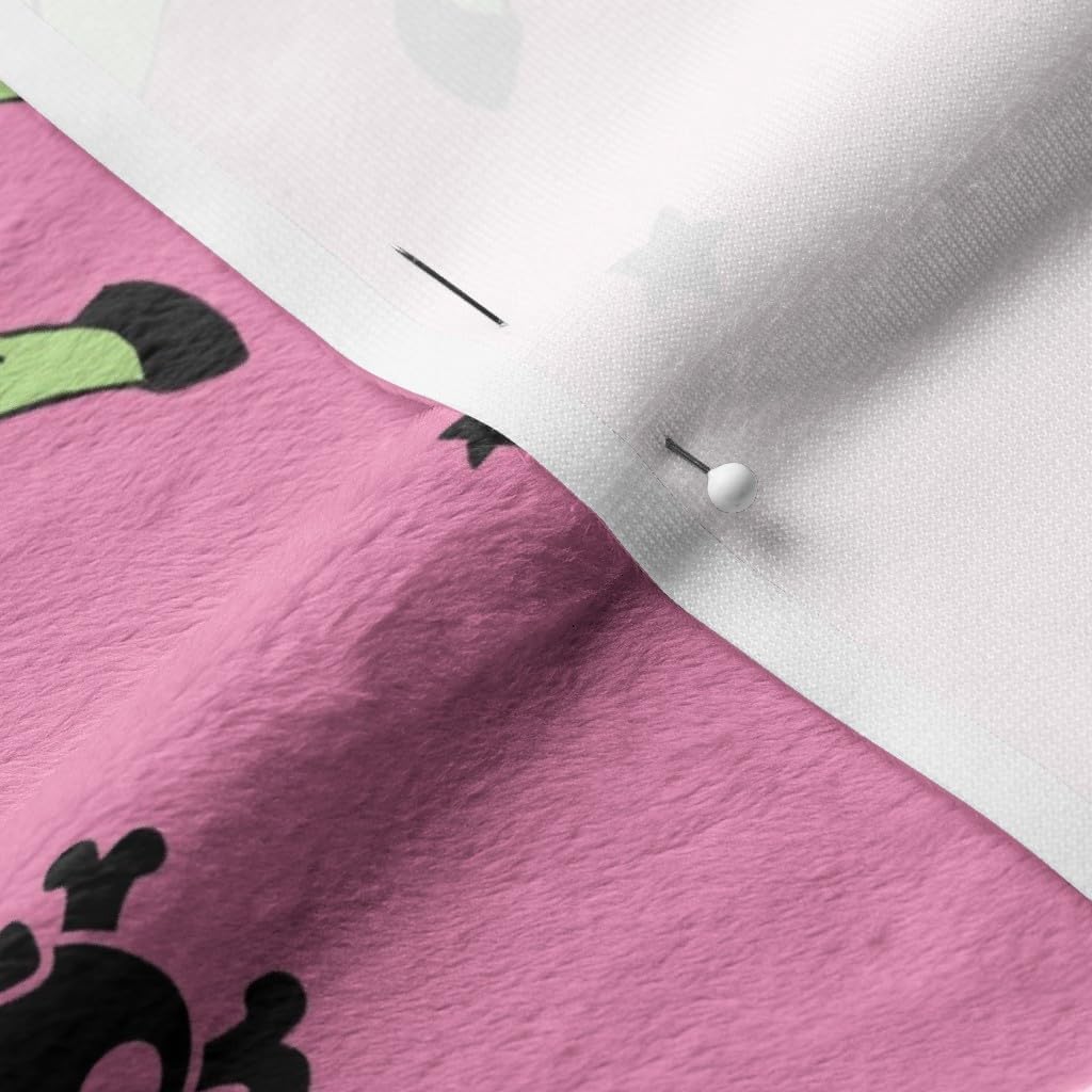 Spoonflower Fabric - Zombie Unicorn Printed on Minky Fabric by The Yard - Sewing Baby Blankets Quilt Backing Plush