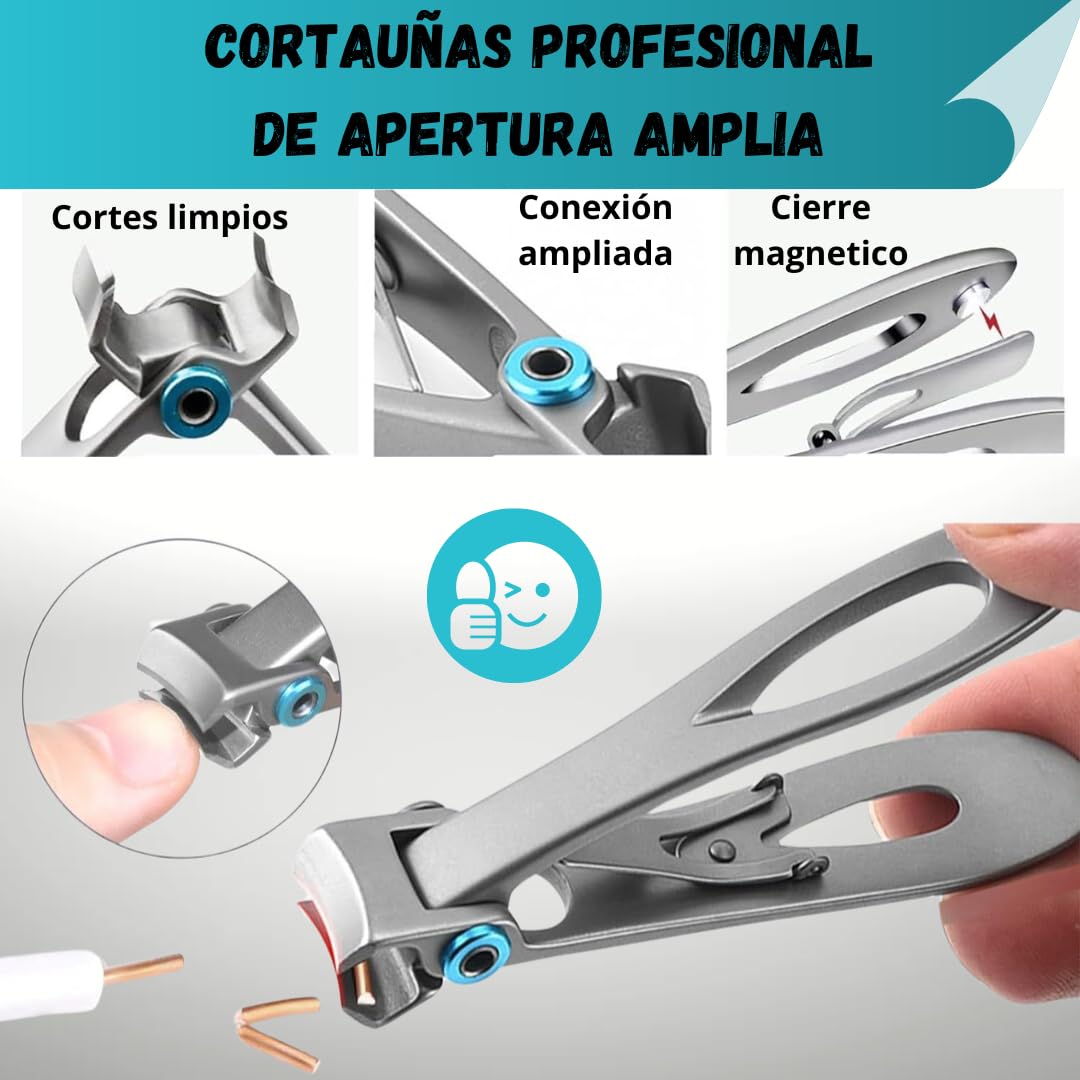 Professional Nail Clipper Set, Stainless Steel Nail Clippers, Nail Clippers Kit Professional 7 Pieces - Image 4