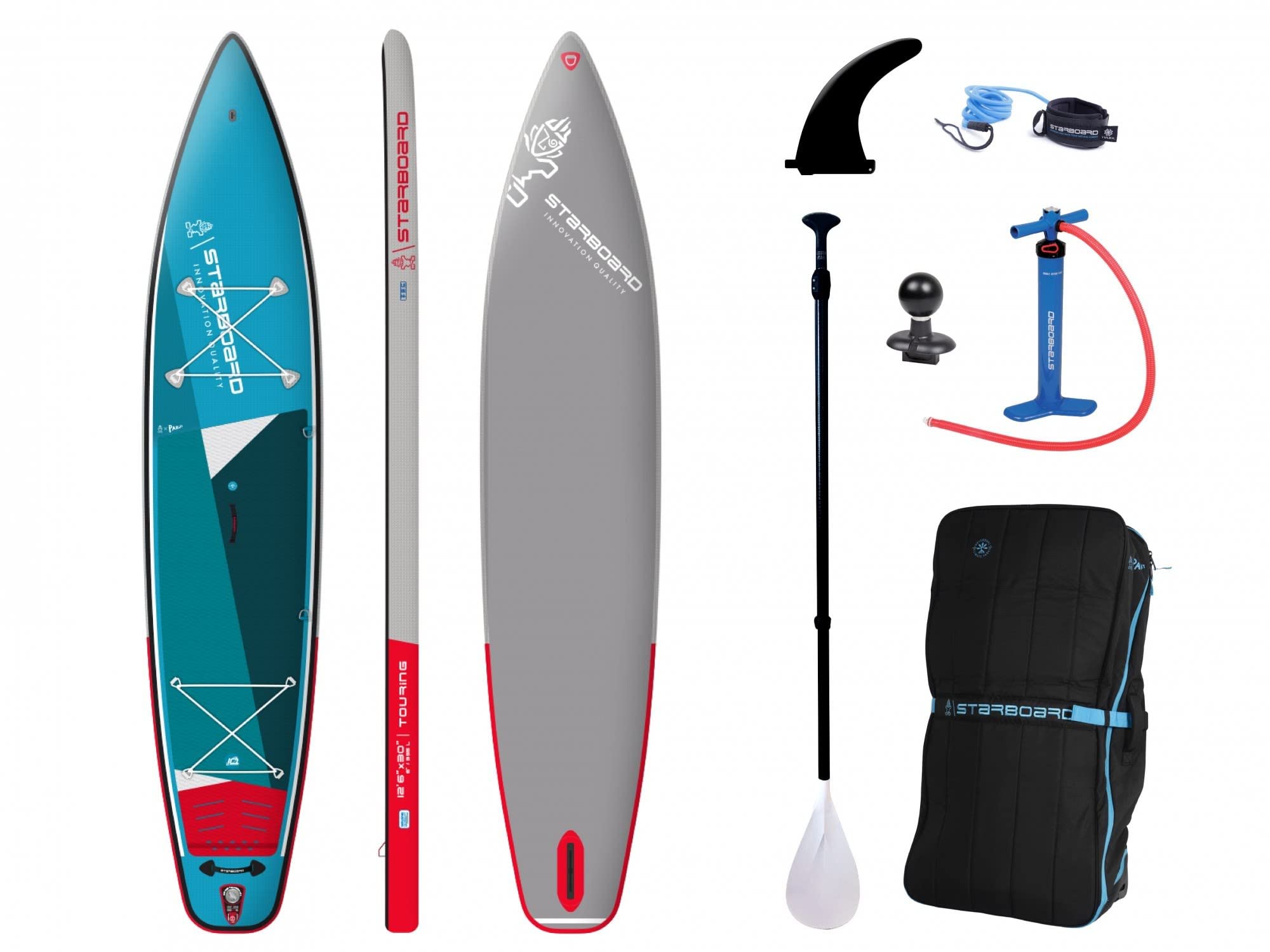 Starboard Touring 12'6' Zen SUP + Paddel Set