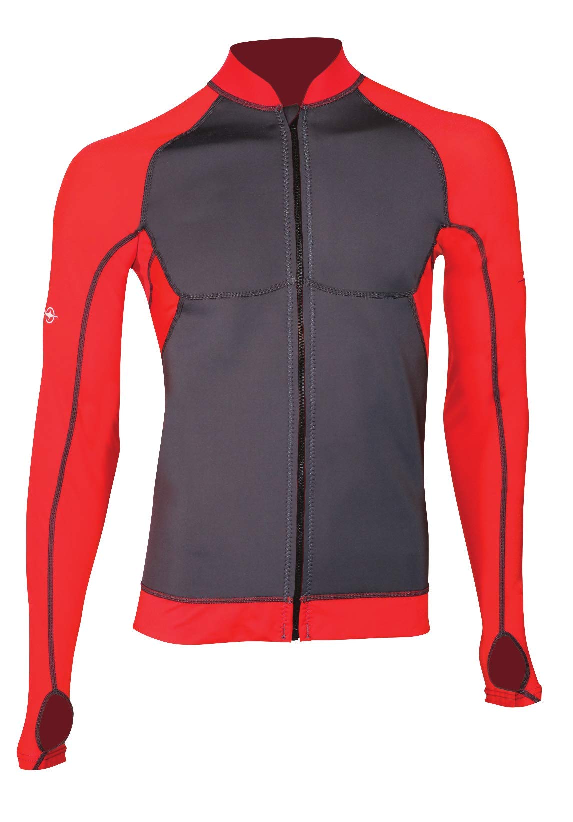 BEUCHAT Zippée Atoll 2 mm Veste de Snorkeling Anti-UV-Slim Fit-Coupe Anatomique-Néoprène Ultrastretch + Élasthanne-Souple et Confortable Homme