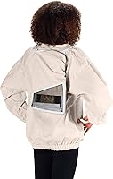 Vista 4 de Bees & Co K75 Chaqueta de apicultor de algodón natural con velo cuadrado