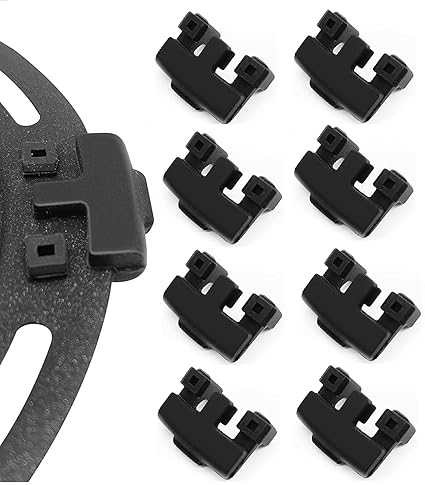 HQT 8PCS Air Fryer Rubber Feet for Bella Pro Series/Paris Hilton/Crux/COSORI/Dreo/Ultrean Air Fryers, Premium Air Fryer Silicone Rubber Bumpers Legs Tabs Tips Pieces Parts for Bella Air Fryer Tray