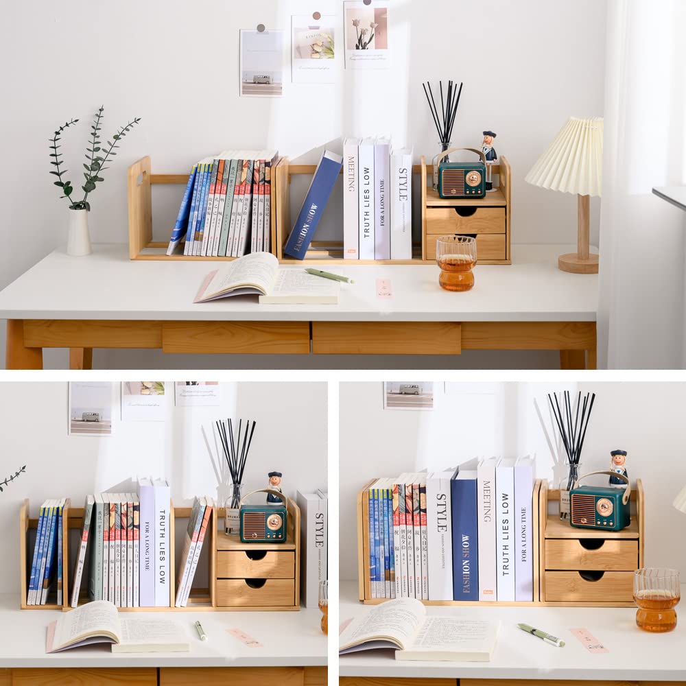 Bibliothèque Enfant En Bambou - Range-Livres Chiot Mignon - Rangement Bureau Ou Chambre - Écologique