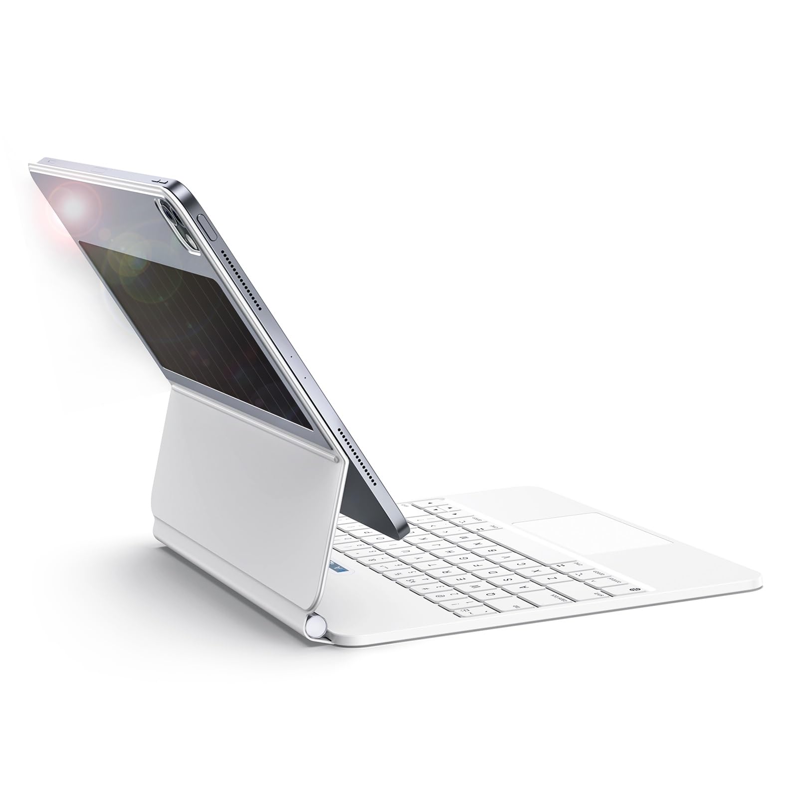 Case with Keyboard for iPad Air 13-inch (M3/M2, 2025/2024) & iPad Pro 12.9-inch (6th/5th/4th/3rd Gen), Magic-Style Keyboard Case with Light Charging,