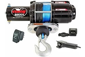 5000lb ATV/UTV Winch: Tow with Confidence!