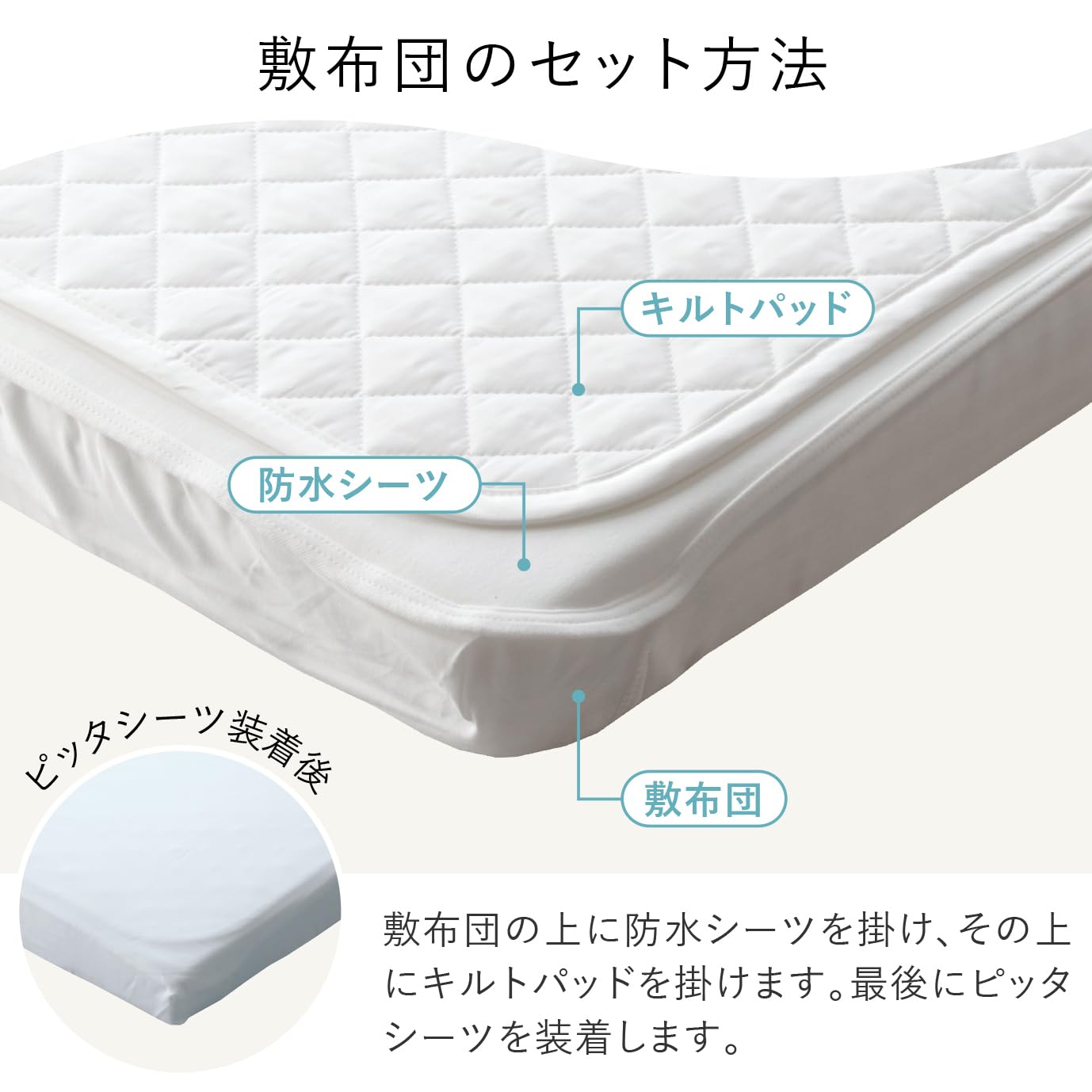 Amazon.co.jp: 赤ちゃんの城: キルトパッド・防水シーツ