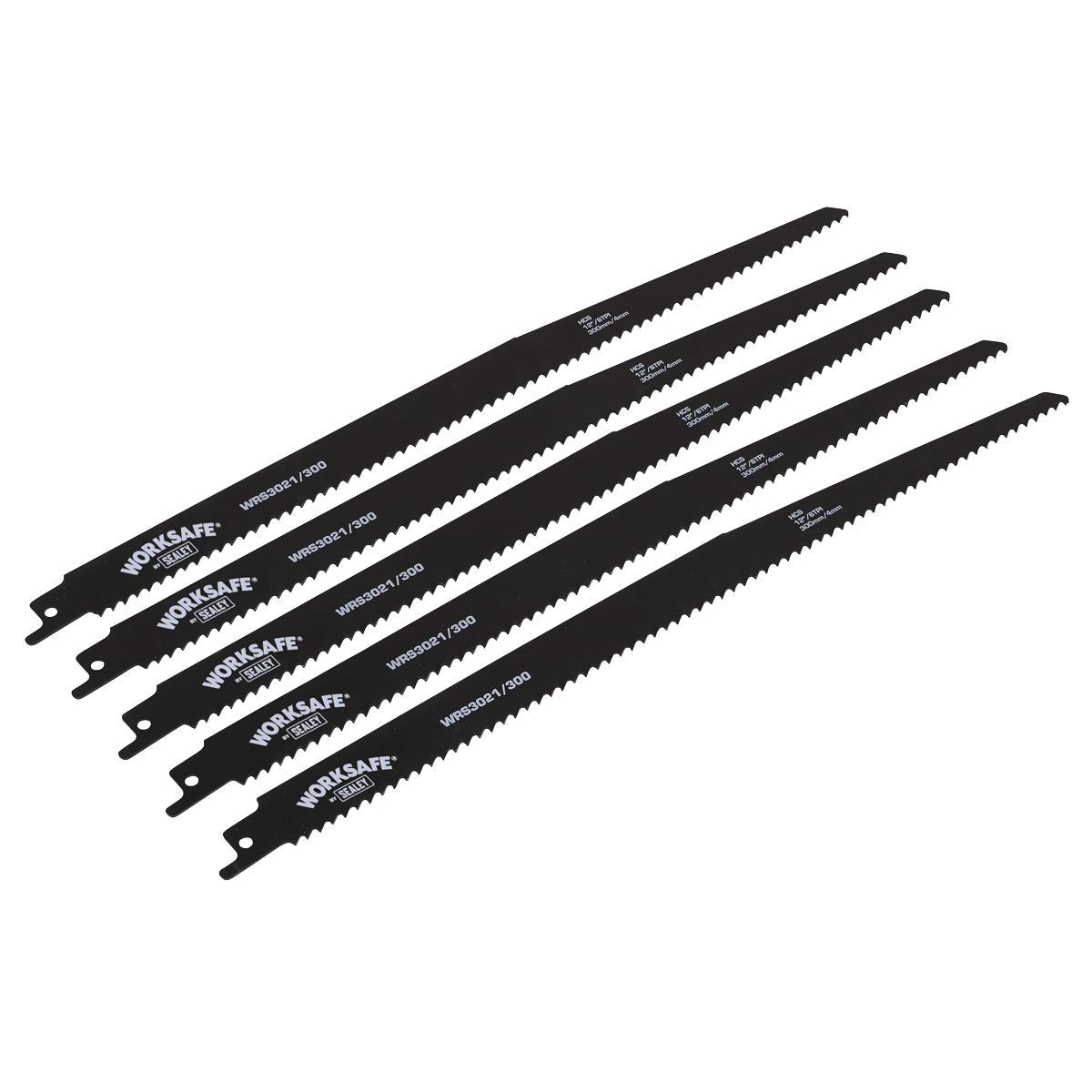 Worksafe WRS3021/300 300mm 6tpi Reciprocating Saw Blade - Pack of 5