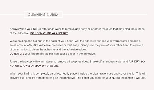 Vista 3 de NuBra Paquete de viaje para mujer (TPC F700 Feather-Lite)