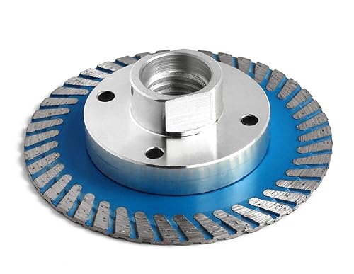 Miniatura 6 de Hoja de corte de diamante de 3 pulgadas con brida extraíble 5/8-11 afilar hormigón de mármol de piedra