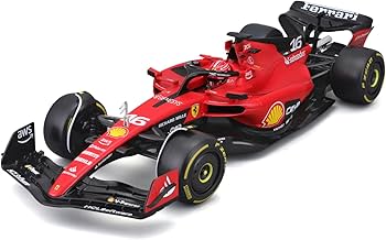 MINIATURA F1 FERRARI SF23 CHARLES LECLERC 2023 1/18 BBURAGO