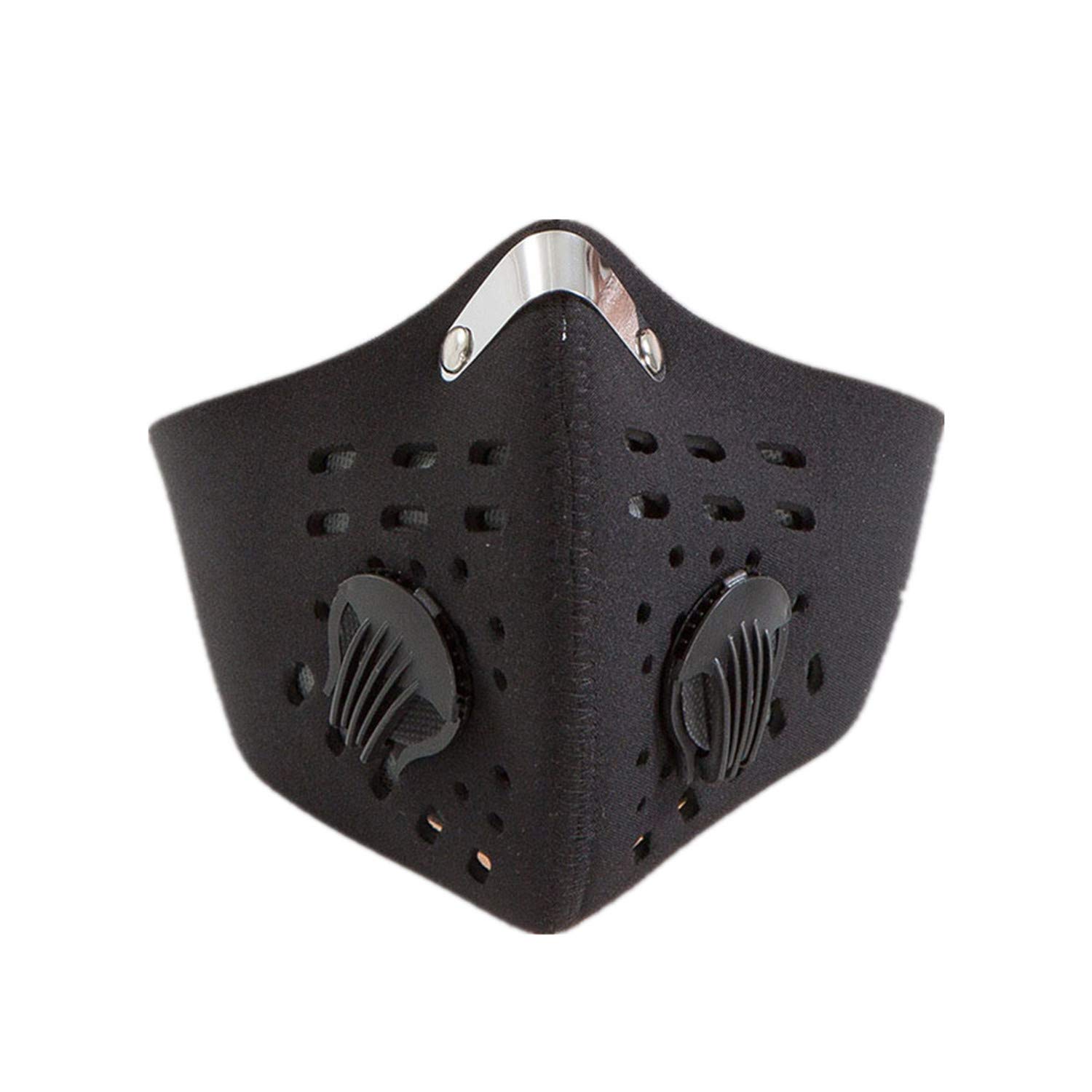 Cycling Half Face Dust Mask with 2 Pack Carbon Filters Wind Ski Outdoor Sports