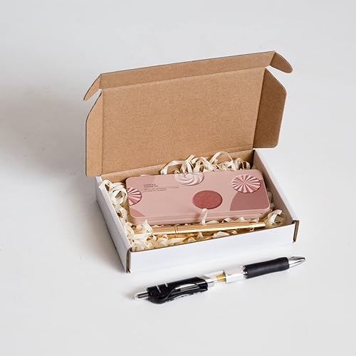 Miniatura 4 de Paquete de 50 cajas de envío pequeñas de 6 x 4 x 1 pulgadas, cajas de cartón corrugado blanco, caja de embalaje de correo móvil Blanco,Negro -,Marrón