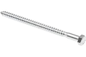 Prime-Line 3/8 in. x 6 in. 15-Pack A307 Hex Lag Screws