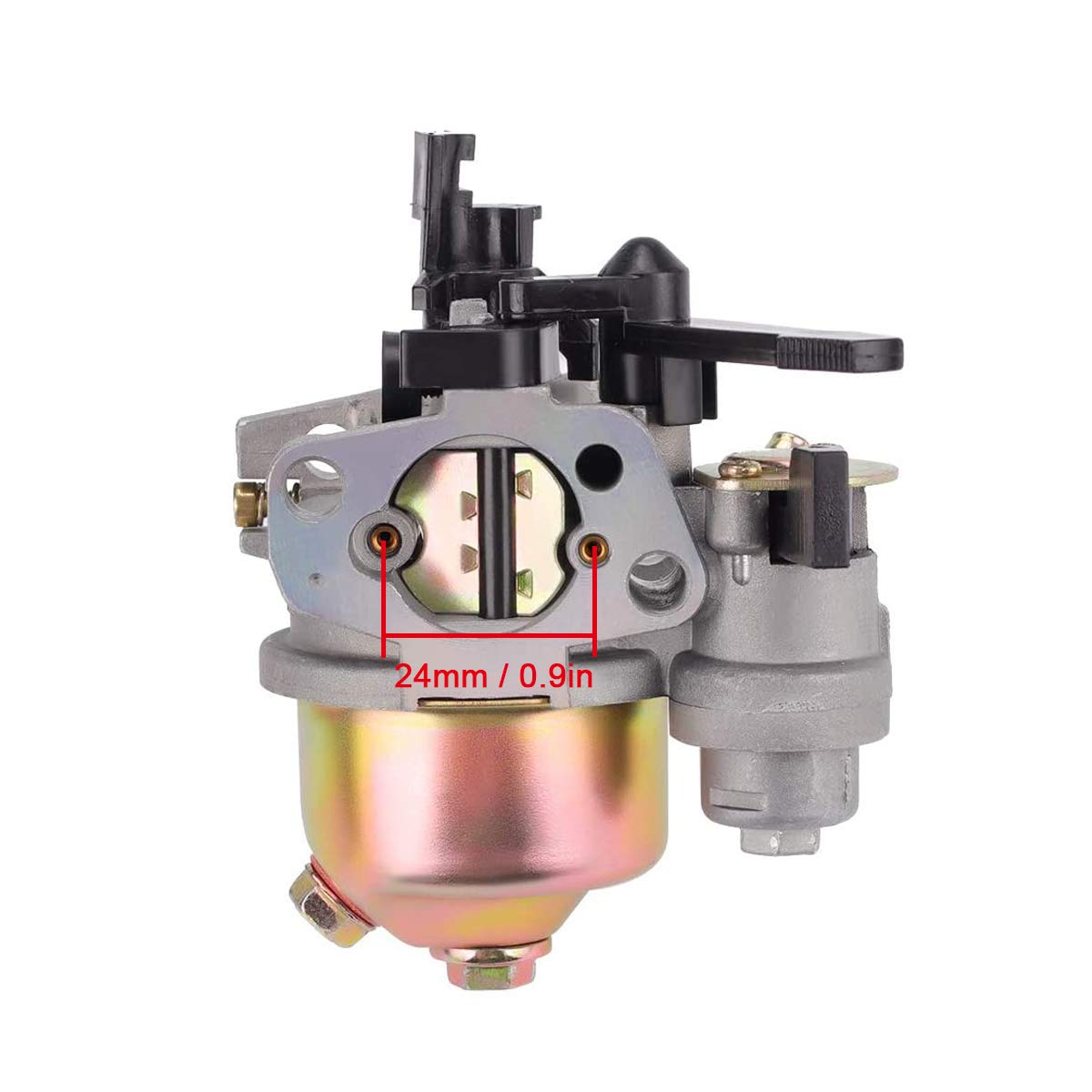 ZAMDOE Kit de carburateur GX160 pour Honda GX200 GX168 GX140 GX120 5.5HP 6.5 HP Moteur WP30X Pompe à Eau Nettoyeur Haute Pression Carb, avec Joints de Montage