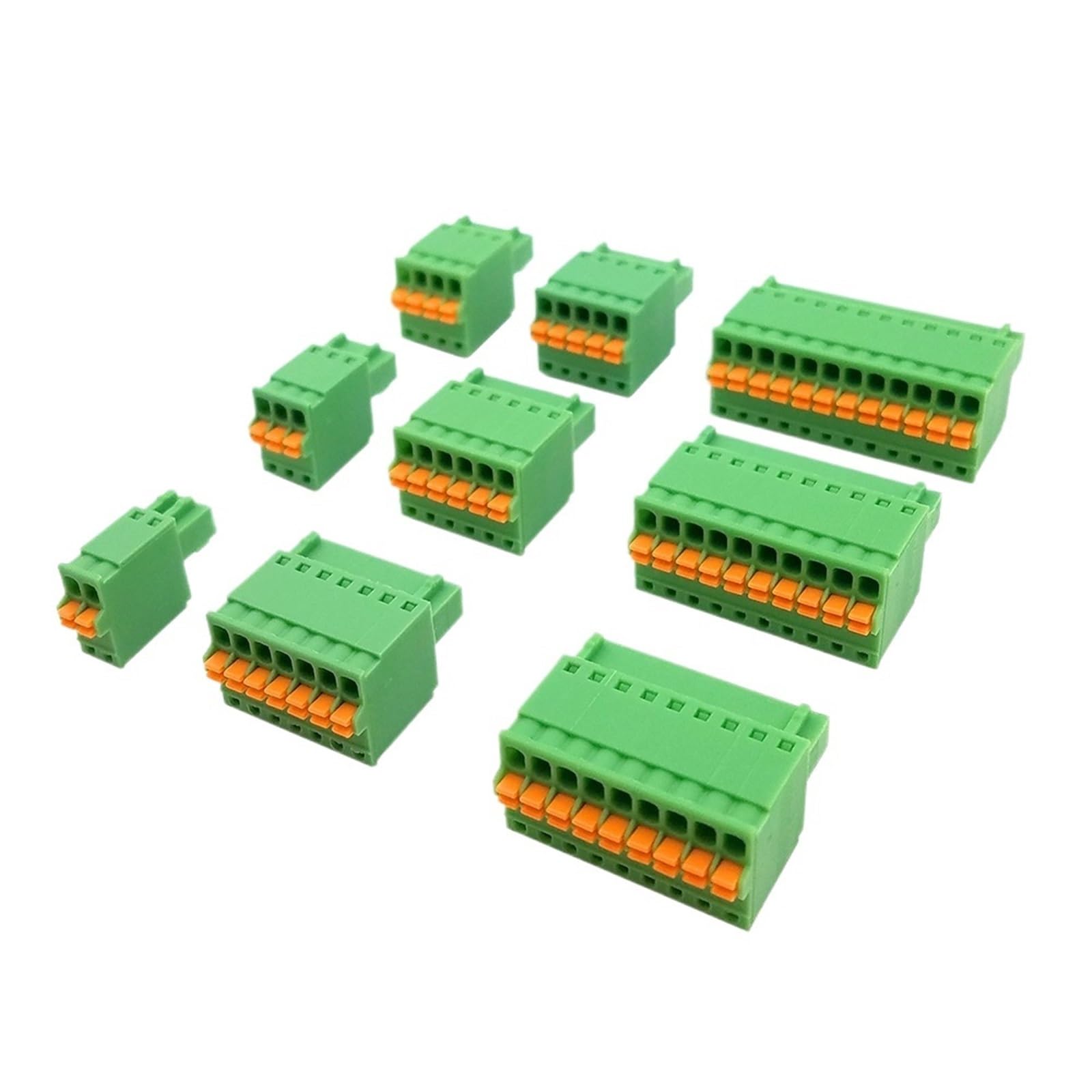 50 bloques de terminales enchufables KF2EDGKD de 2,5 mm, 2 pines a 12 pines, for PCB, 15EDGKD, 2 pines a 12 pines, FK-MC 0,5/2-ST-2,5, 1881325(2EDGKD-2.5-6P)