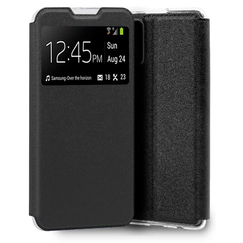 Housse Cool Flip Cover Realme GT 5G eviter rayures ecran noir