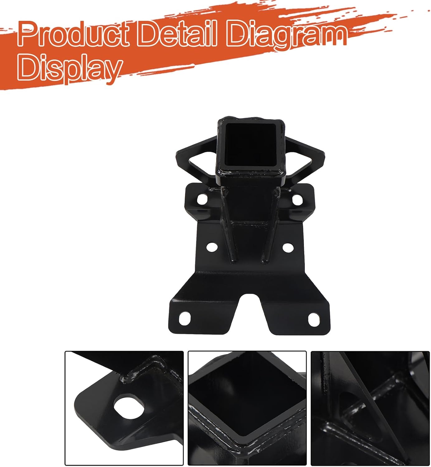 labwork 2" Rear Receiver Tow Hitch Replacement for Can-Am Maverick X3 X DS RS MR Turbo R 2017-2025