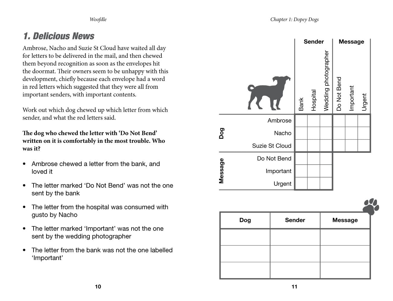 Woofdle: 75 Canine Crime Puzzles to Solve Using Logic, Skill & the Power of Walkies