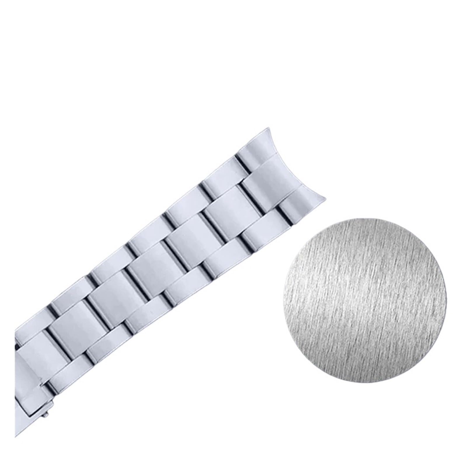 Cinturino impermeabile in acciaio inossidabile largo 20 mm, lunghezza regolabile, adatto for vari accessori for orologi fai da te
