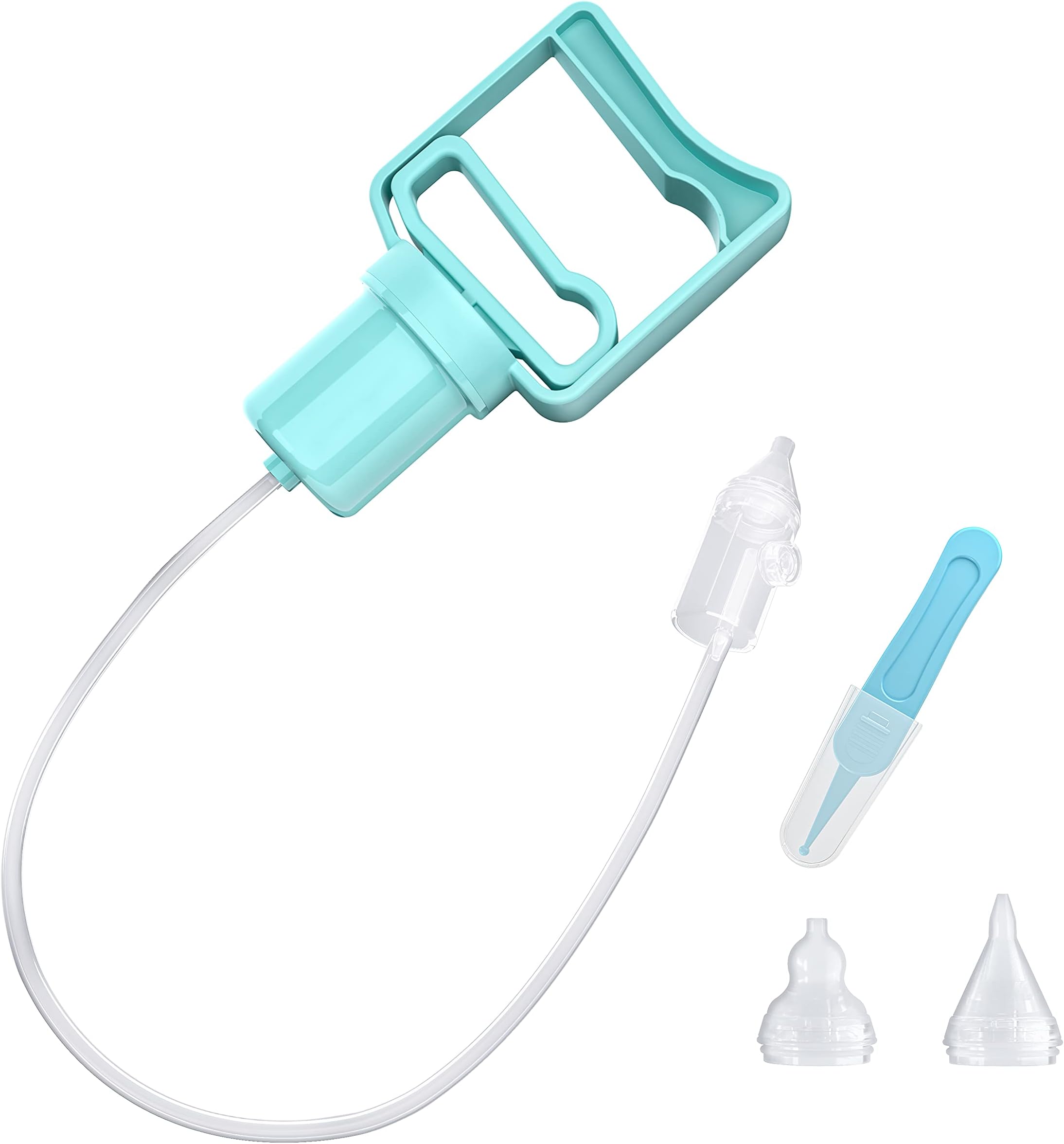 Nose Aspirator for Baby- Manual Pump Booger Aspirator for Removing snivel. Nose Cleaner is Very Hygienic and Effortless. Choose Manual Nose Suction,Farewell Booger!