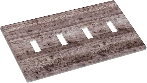 Miniatura 10 de Placa frontal de 3 bandas para receptáculo, diseño de girasol, verde, verde azulado, grande, diseño de mariposa, decoración para baño, decoración