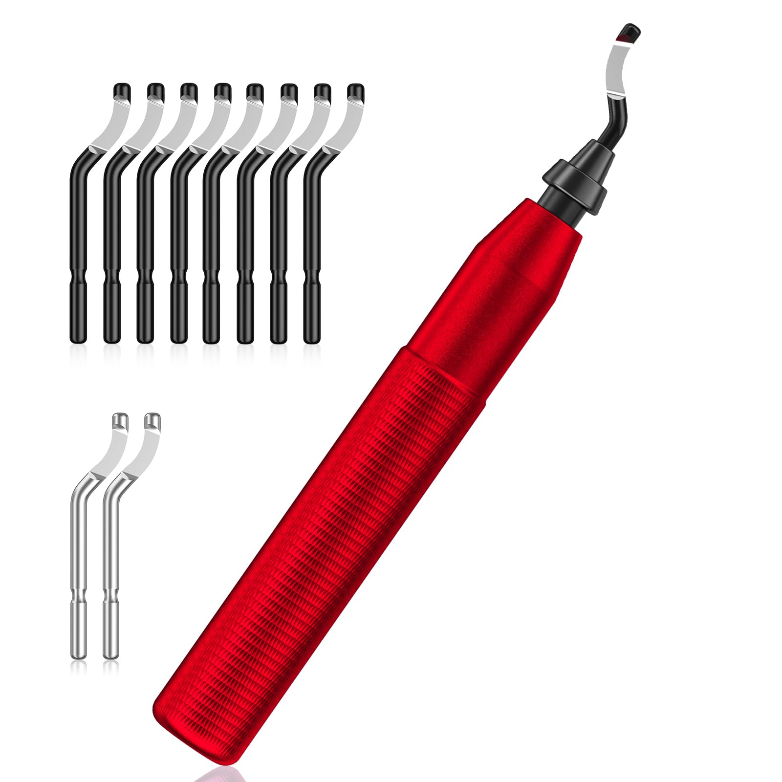 Universelles Entgrater-Werkzeug, AICOYA Handentgrater mit 10