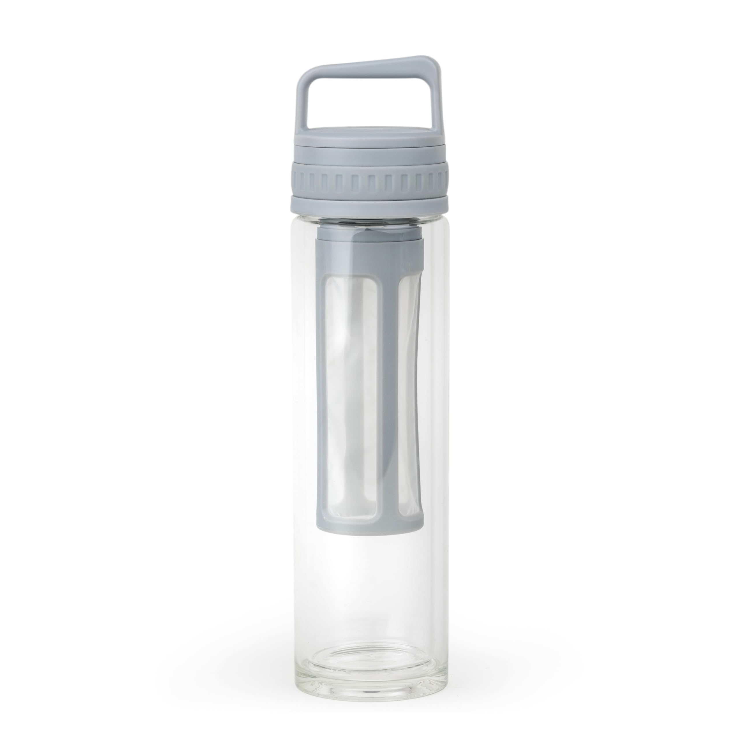 Leopold Vienna - Cold Brew Infuser Bottle Moshi To-Go Mug Thermos Flask - Iced Coffee - Grey - Glass