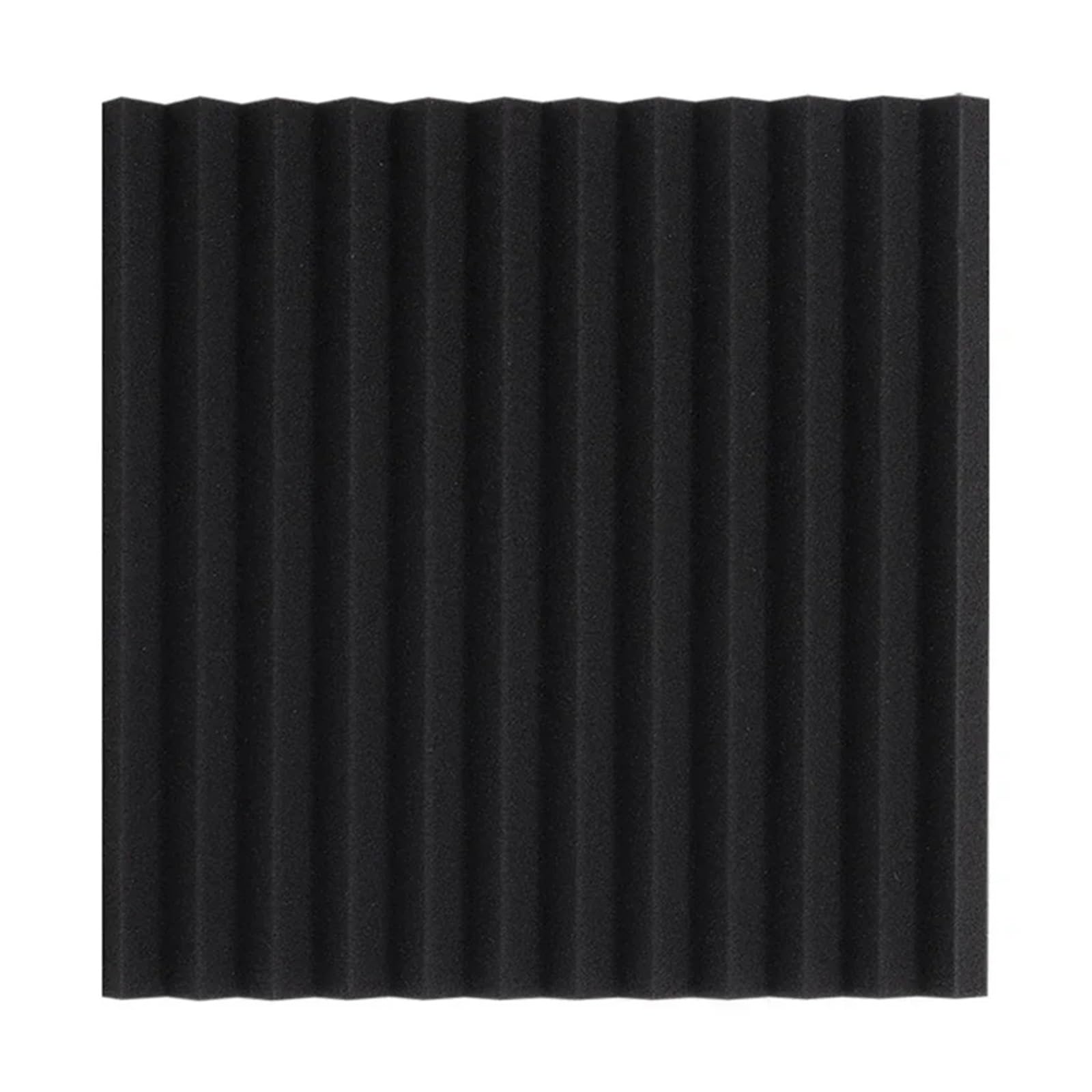 Pannelli in Schiuma Acustica Pannelli acustici in schiuma da studio, 72 pezzi, 300x300x25 mm, cunei insonorizzati, isolamento acustico, trattamento in(Black)